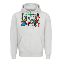 Dove Grey Contemporary Miro Zipper Hoodie - artisFamous