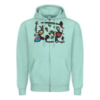 Seafoam Contemporary Miro Zipper Hoodie - artisFamous
