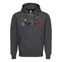 Smoke Contemporary Miro Zipper Hoodie - artisFamous
