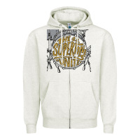 Oatmeal Heather the oc supertones Zipper Hoodie - artisFamous