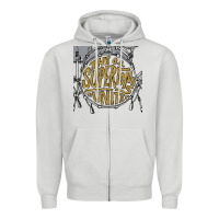 Dove Grey the oc supertones Zipper Hoodie - artisFamous