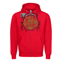 Red the oc supertones Zipper Hoodie - artisFamous