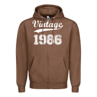 Chestnut vintage 1986 Zipper Hoodie - artisFamous