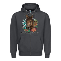 Smoke Just A Girl Who Loves Horses Zipper Hoodie - artisFamous