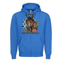 True Royal Just A Girl Who Loves Horses Zipper Hoodie - artisFamous