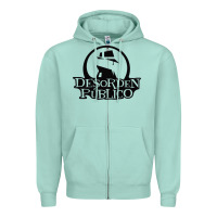 Seafoam desorden publico Zipper Hoodie - artisFamous