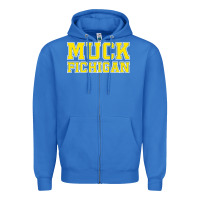 True Royal muck fichigan Zipper Hoodie - artisFamous