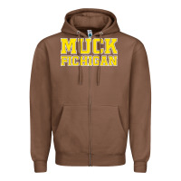 Chestnut muck fichigan Zipper Hoodie - artisFamous