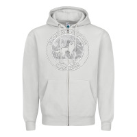 Dove Grey fantastic mr fox wolf canis mountain Zipper Hoodie - artisFamous