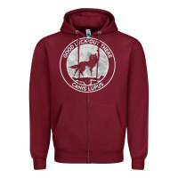 Burgundy fantastic mr fox wolf canis mountain Zipper Hoodie - artisFamous
