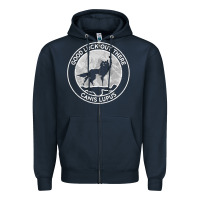 Navy fantastic mr fox wolf canis mountain Zipper Hoodie - artisFamous