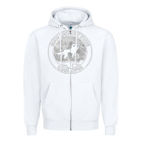 White fantastic mr fox wolf canis mountain Zipper Hoodie - artisFamous