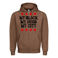 Chestnut my block my hood my city Zipper Hoodie - artisFamous