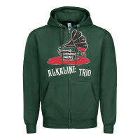 Sports Green alkaline trio Zipper Hoodie - artisFamous