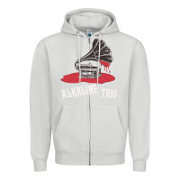 Dove Grey alkaline trio Zipper Hoodie - artisFamous
