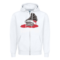 White alkaline trio Zipper Hoodie - artisFamous