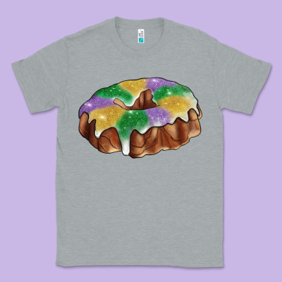 Mardi Gras King Cake Classic Tee Designed By Ranaportraitstore