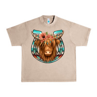 French Oak highland cow serape floral headband horseshoe Urban Heavy Tee - Jasminsmagicworld