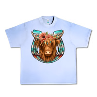 Grape Ice highland cow serape floral headband horseshoe Urban Heavy Tee - Jasminsmagicworld