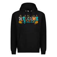 Black Welcome fall Premium Hoodie - Artiststas