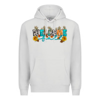 Dove Grey Welcome fall Premium Hoodie - Artiststas
