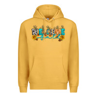 Mustard Welcome fall Premium Hoodie - Artiststas
