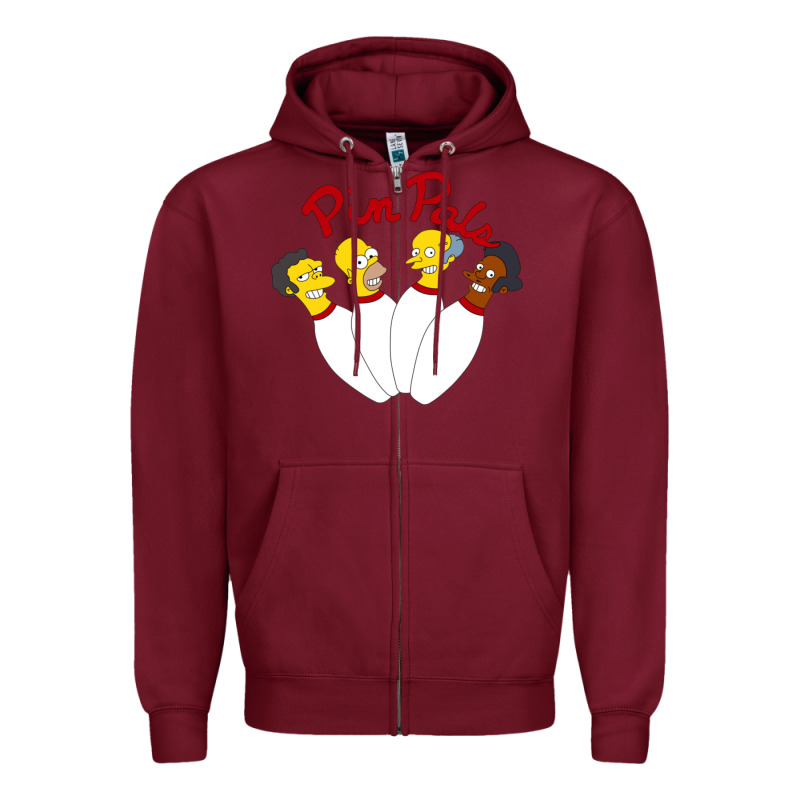 Pin Pals The Simpsons Zipper Hoodie by artisFamous | Teevron