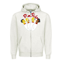 Oatmeal Heather pin pals The Simpsons Zipper Hoodie - artisFamous