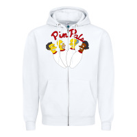 White pin pals The Simpsons Zipper Hoodie - artisFamous