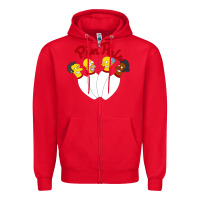 Red pin pals The Simpsons Zipper Hoodie - artisFamous