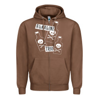 Chestnut alkaline trio Zipper Hoodie - artisFamous