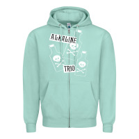 Seafoam alkaline trio Zipper Hoodie - artisFamous