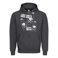 Smoke alkaline trio Zipper Hoodie - artisFamous