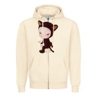 Sandshell Yoshitomo Nara Cute Cat Zipper Hoodie - artisFamous