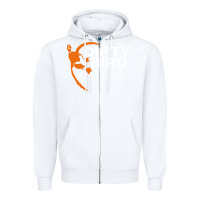 White dirty bird Zipper Hoodie - artisFamous