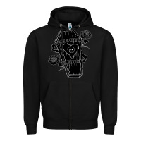 Black alkaline trio Zipper Hoodie - artisFamous