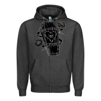 Charcoal Heather alkaline trio Zipper Hoodie - artisFamous