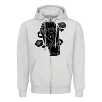 Dove Grey alkaline trio Zipper Hoodie - artisFamous