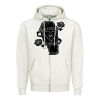 Oatmeal Heather alkaline trio Zipper Hoodie - artisFamous