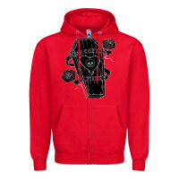 Red alkaline trio Zipper Hoodie - artisFamous