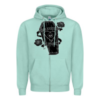 Seafoam alkaline trio Zipper Hoodie - artisFamous