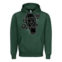 Sports Green alkaline trio Zipper Hoodie - artisFamous