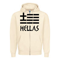 Sandshell greece hellas Zipper Hoodie - artisFamous