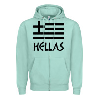 Seafoam greece hellas Zipper Hoodie - artisFamous