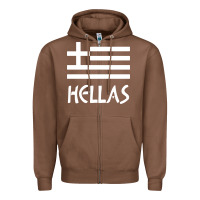 Chestnut greece hellas Zipper Hoodie - artisFamous
