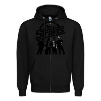Black Black Man Zipper Hoodie - artisFamous