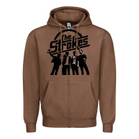 Chestnut Black Man Zipper Hoodie - artisFamous