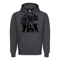 Smoke Black Man Zipper Hoodie - artisFamous