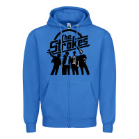 True Royal Black Man Zipper Hoodie - artisFamous