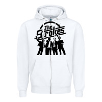 White Black Man Zipper Hoodie - artisFamous